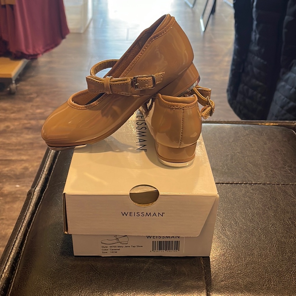 W700 weissman Mary Jane tap shoe color: caramel size: 12 CM